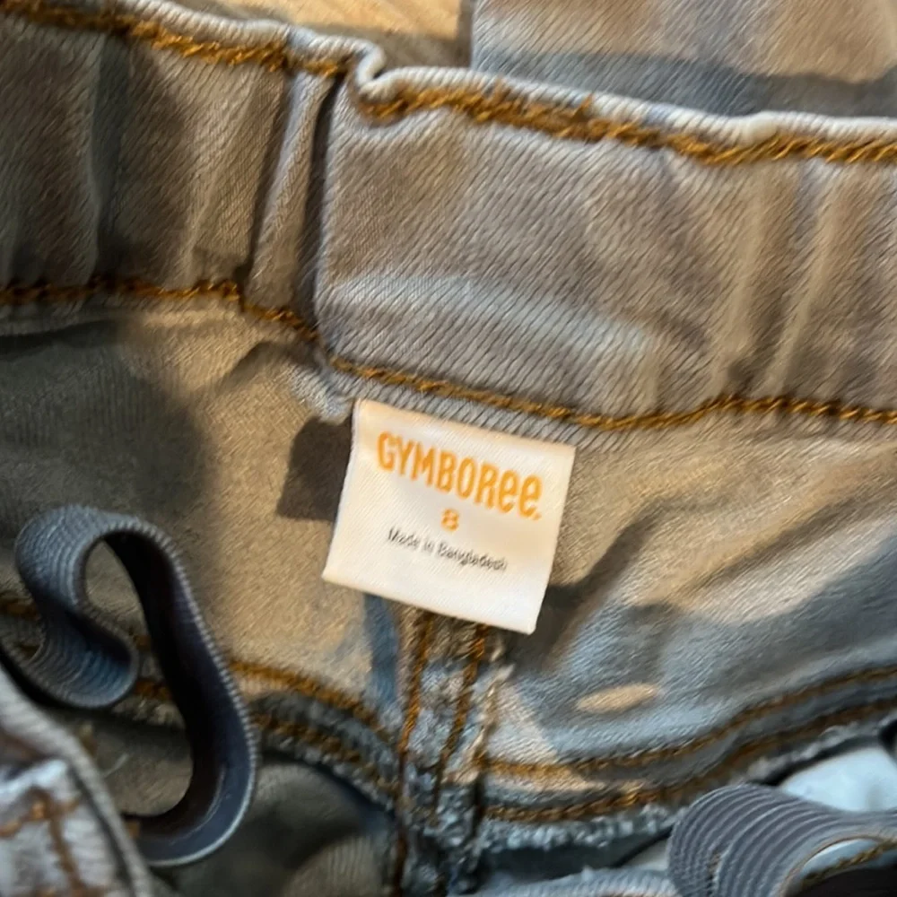 EUC Gymboree light grey soft jeans, sz 8